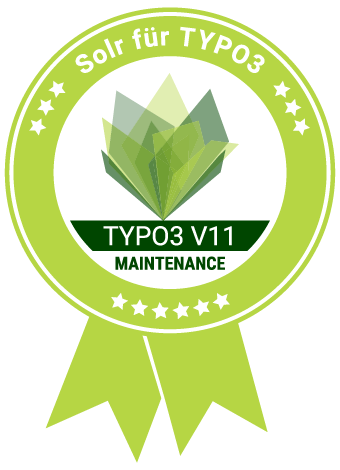 Apache Solr EB für TYPO3 11 LTS (Maintenance)